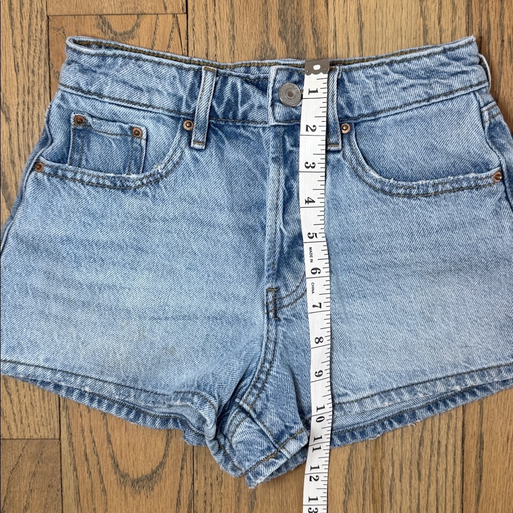 PacSun Women’s High Rise Festival Button Fly Denim Shorts Size 23 - Picture 7 of 15
